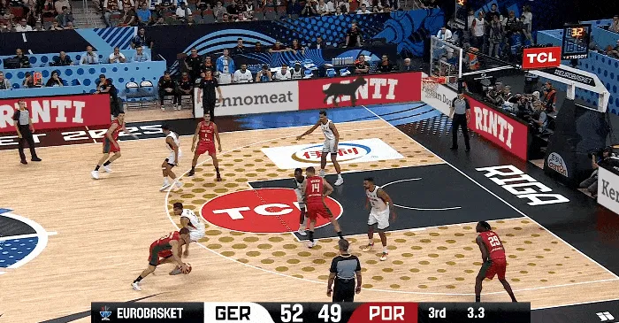 开云体育官网-有悬念！葡萄牙追出一波8-0，三节结束51-52仅落后德国1分