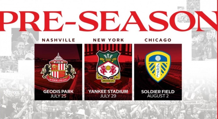 开云-利物浦官方：今夏美国行期间，将交手桑德兰、雷克瑟姆及利兹联